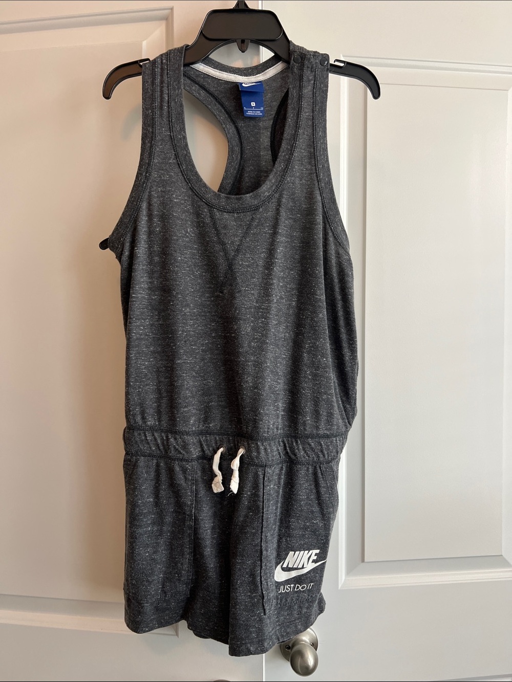 Nike Dark Gray Sleeveless Romper - 'Just Do It'